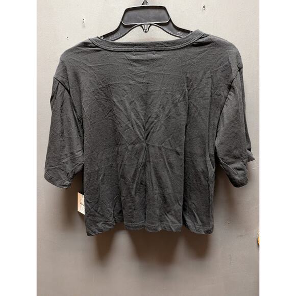 La La Land Size Large crop top shirt Tshirt short sleeve VOtE graphic - Picture 3 of 6